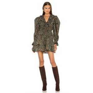 Ulla Johnson Caris Ruffle Mini Dress Sz 8